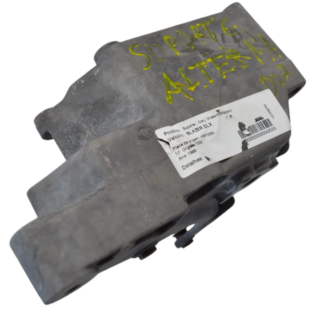 Suporte alternador Blazer V6 até 2000
