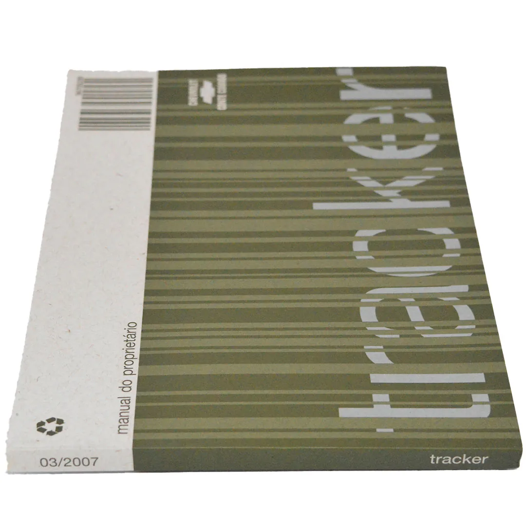 Manual do proprietário usado Tracker 03/07