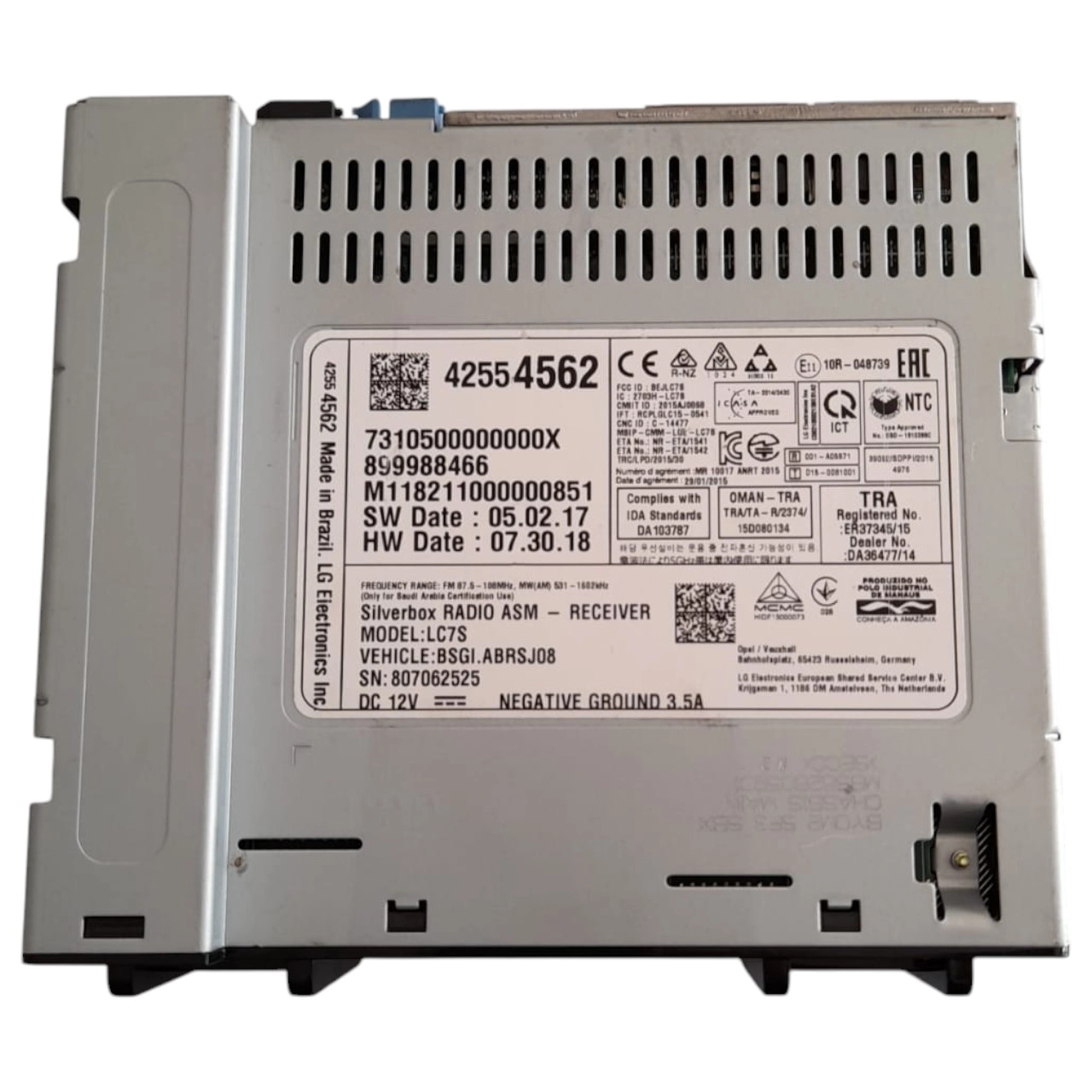 Kit Central Multimídia S10 2.8 2019 LT