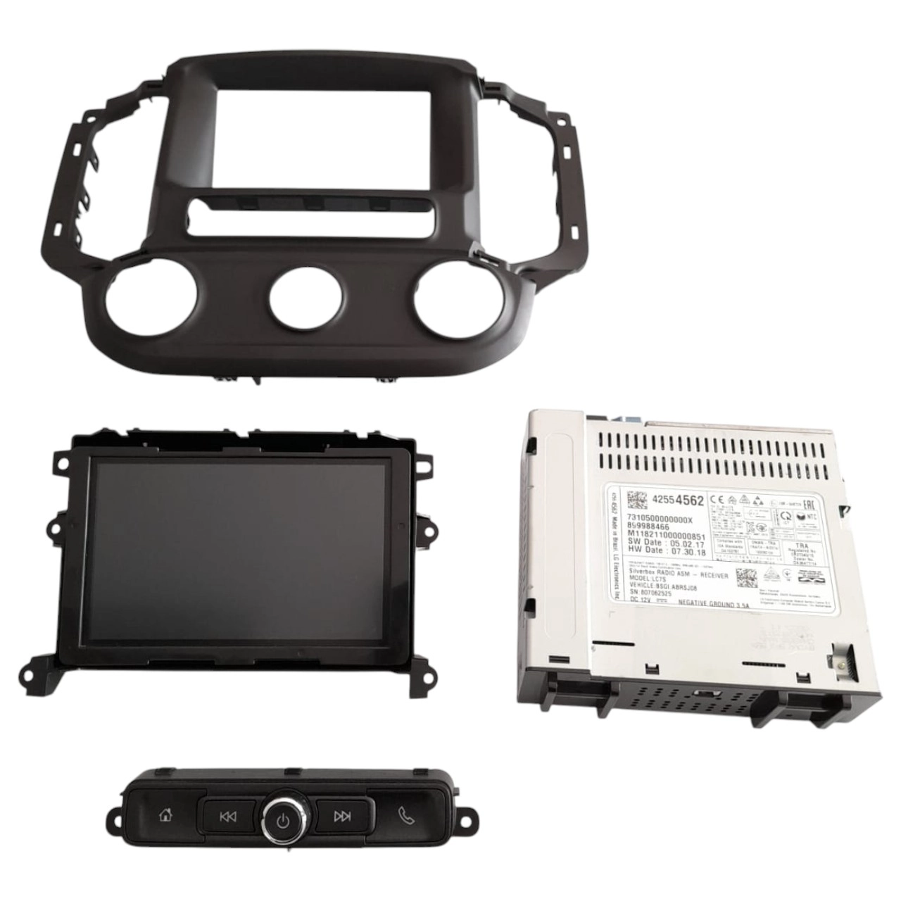 Kit Central Multimídia S10 2.8 2019 LT