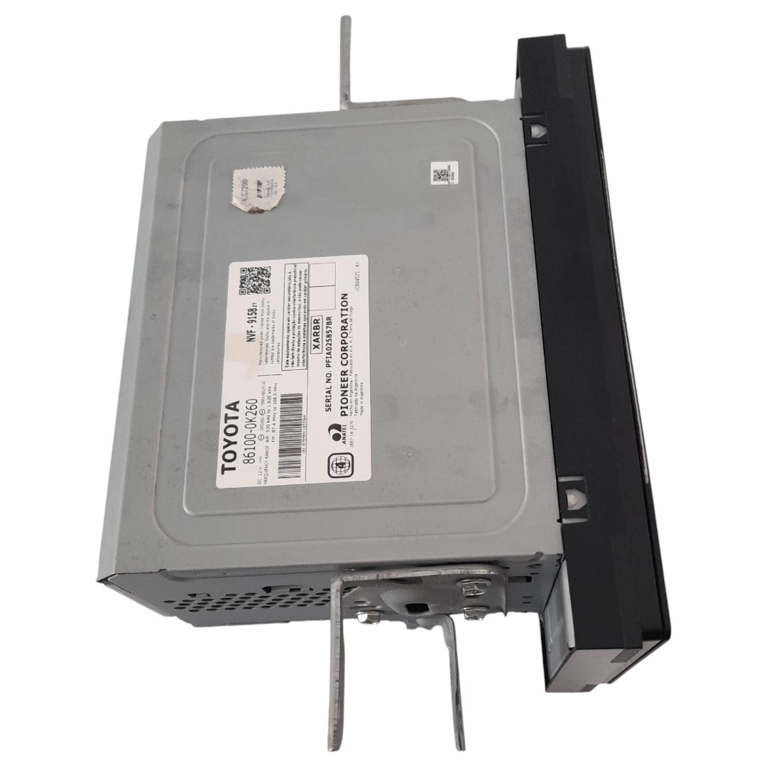Multimídia com antena GPS Hilux SW4 SRX 2.8 2017