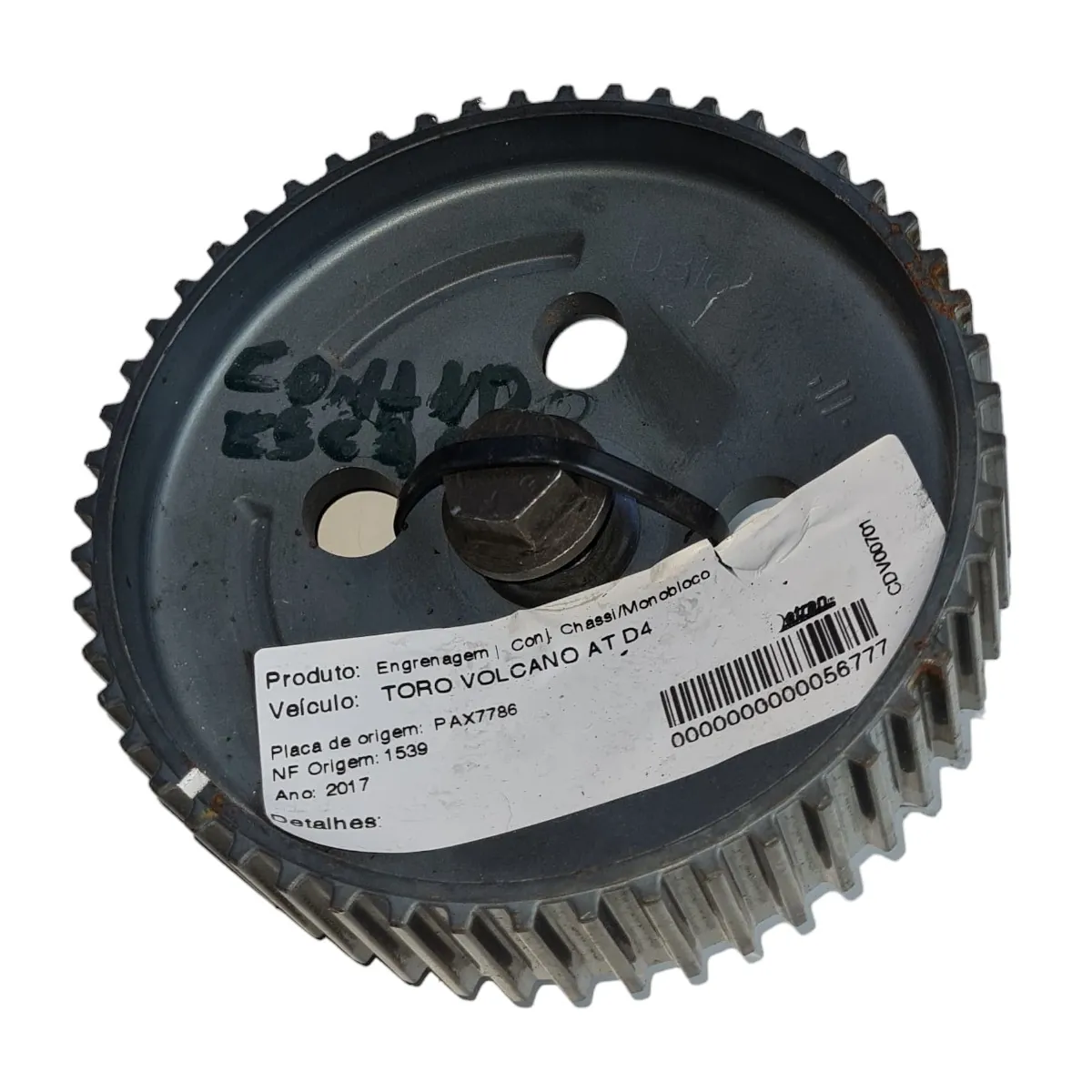 Engrenagem comando de escape Da Fiat Toro 2.0 diesel AUT 2017 | Tumbo -  Peças automotivas de desmanche veicular