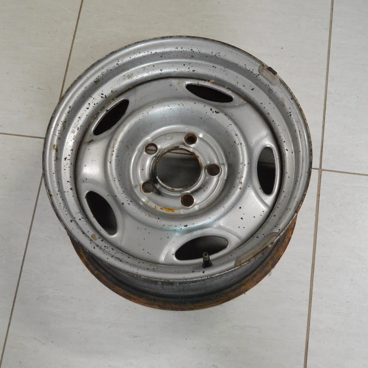 Roda de ferro aro 15 (estepe) Ranger 2005 a 2012