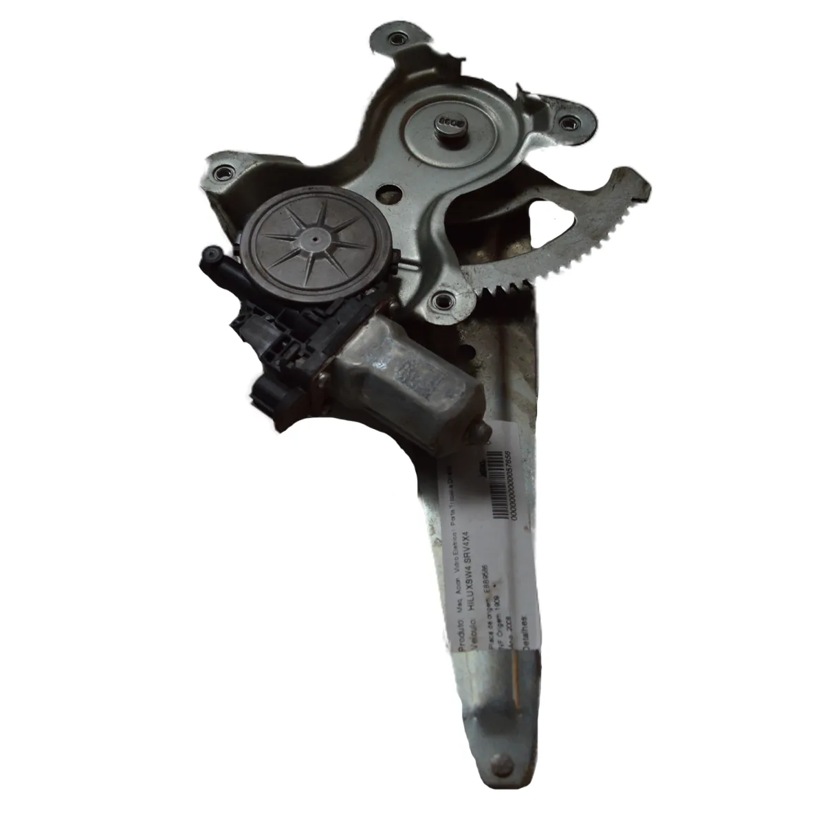 Máquina do vidro elétrico traseiro direito Hilux 2005/2011