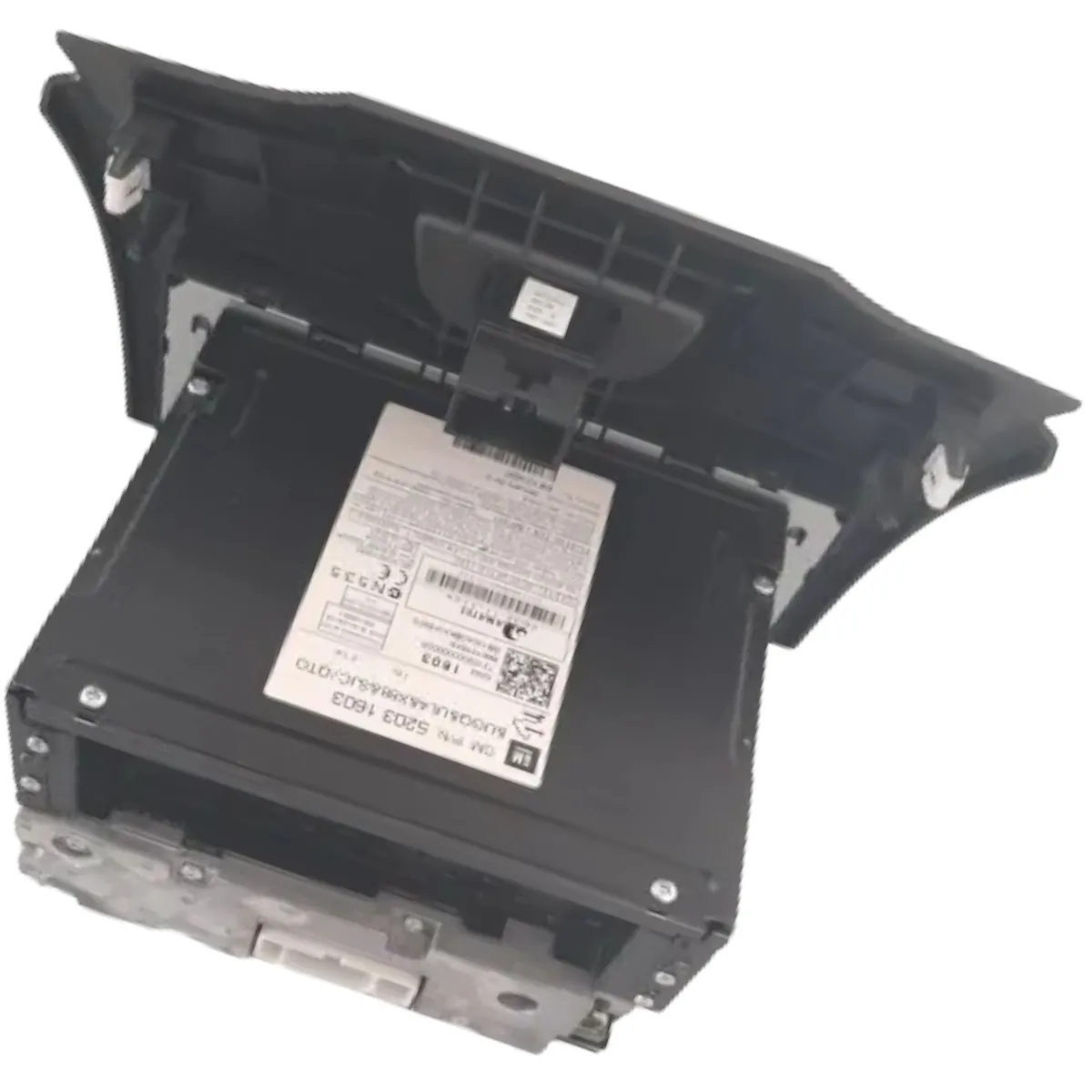 Rádio com moldura e botão alerta S10 2.4 2012/... Flex LT