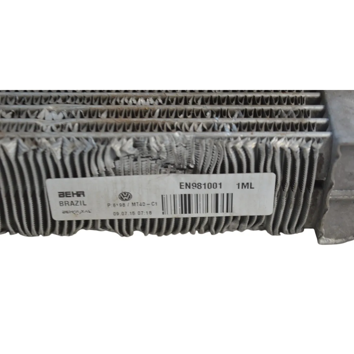 Radiador evaporador do ar condicionado Up 1.0 TSI