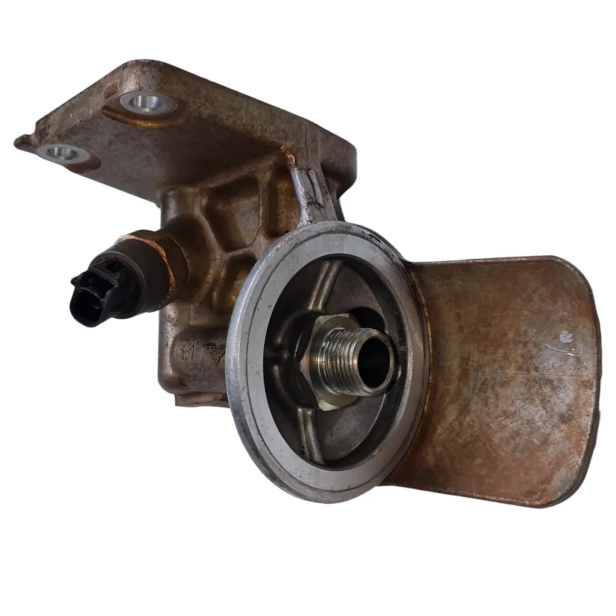 Suporte filtro óleo motor Hilux 2.8 srv 2019 4x4