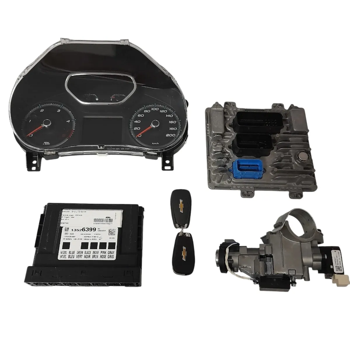 Kit módulo central injeção S10 2.8 LTZ 2019 4x4