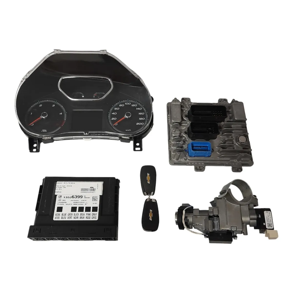 Kit módulo central injeção S10 2.8 LTZ 2019 4x4