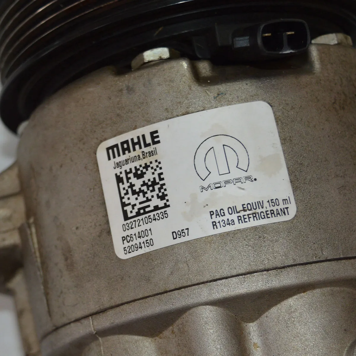 Compressor do ar condicionado Fiat Toro 2.0 freedom 2021