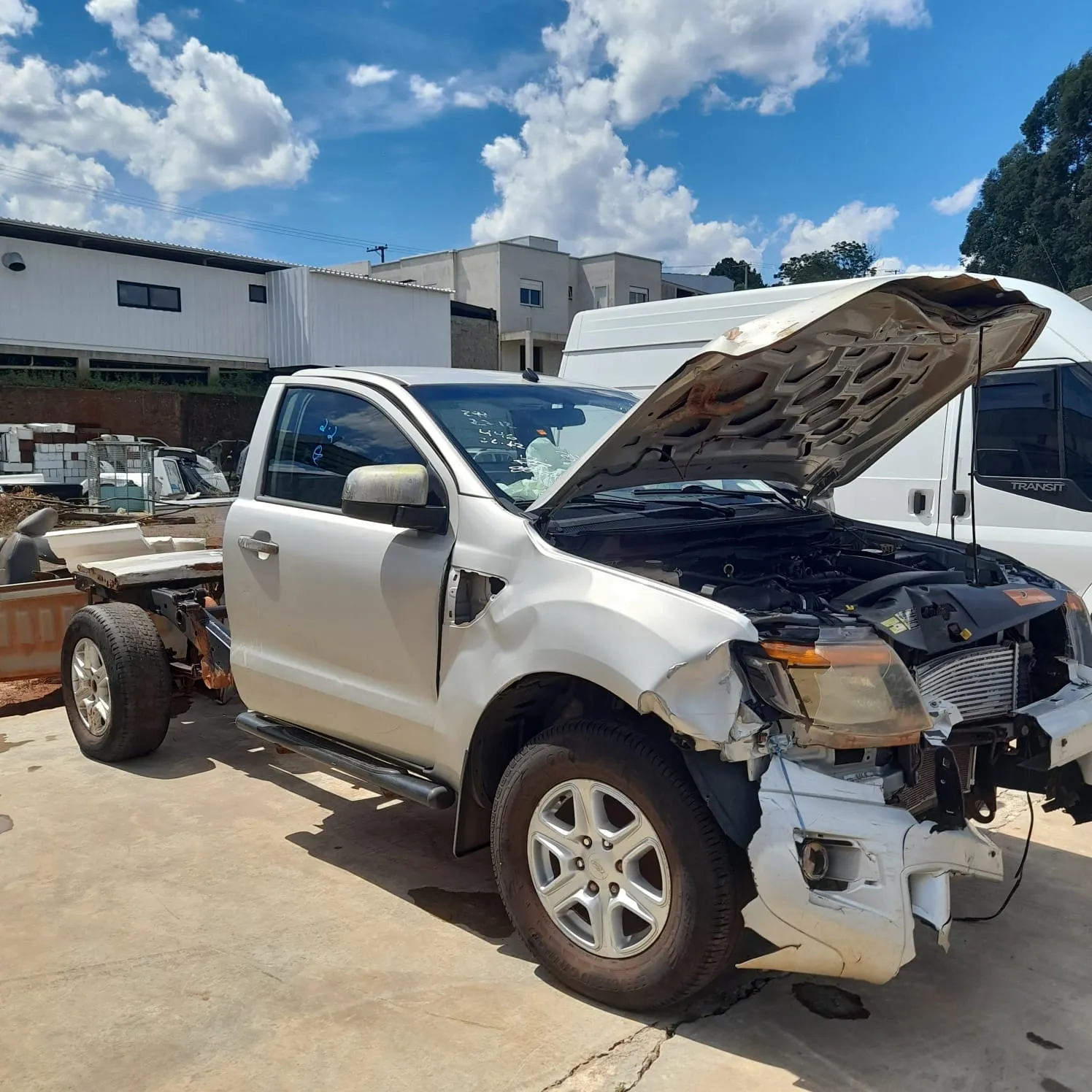 Sucata de Ford ranger 2.2 150cv cabine simples manual 4x4 2014