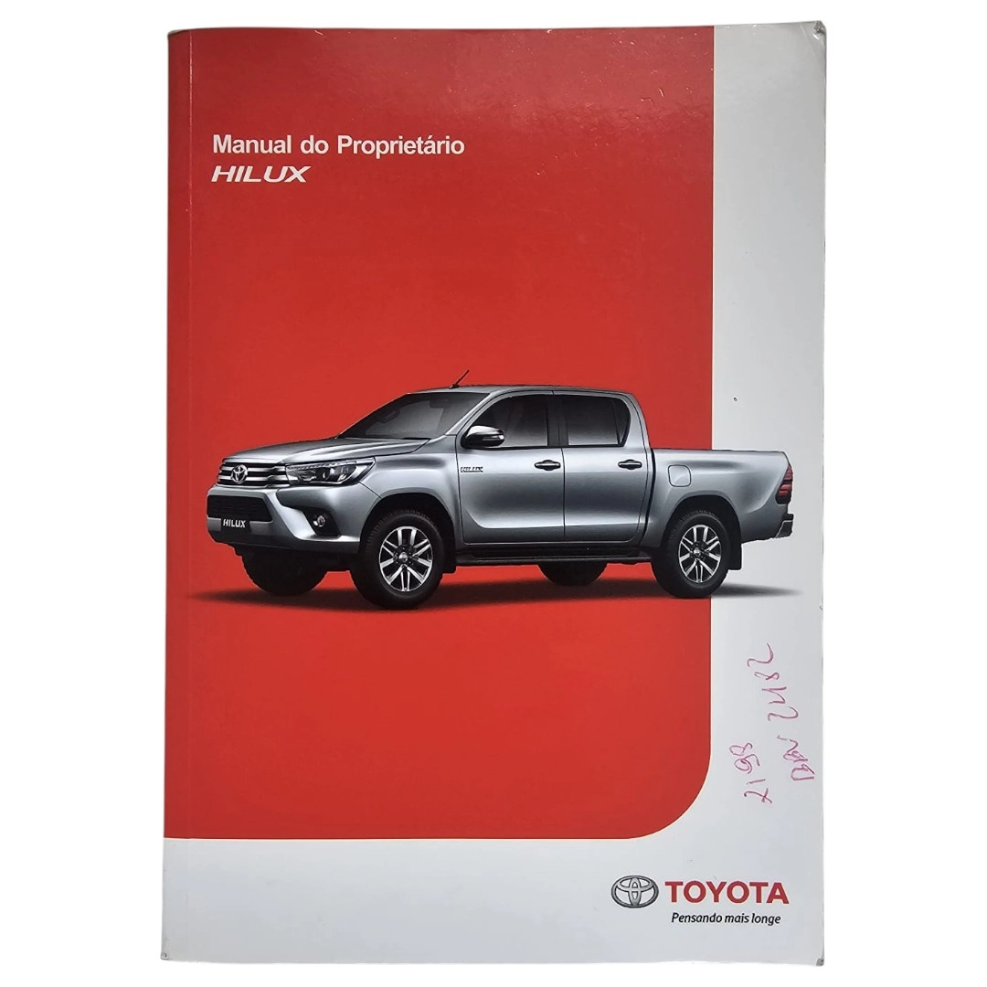 Manual do proprietário Hilux SW4 SRX 2.8 2017 4X4