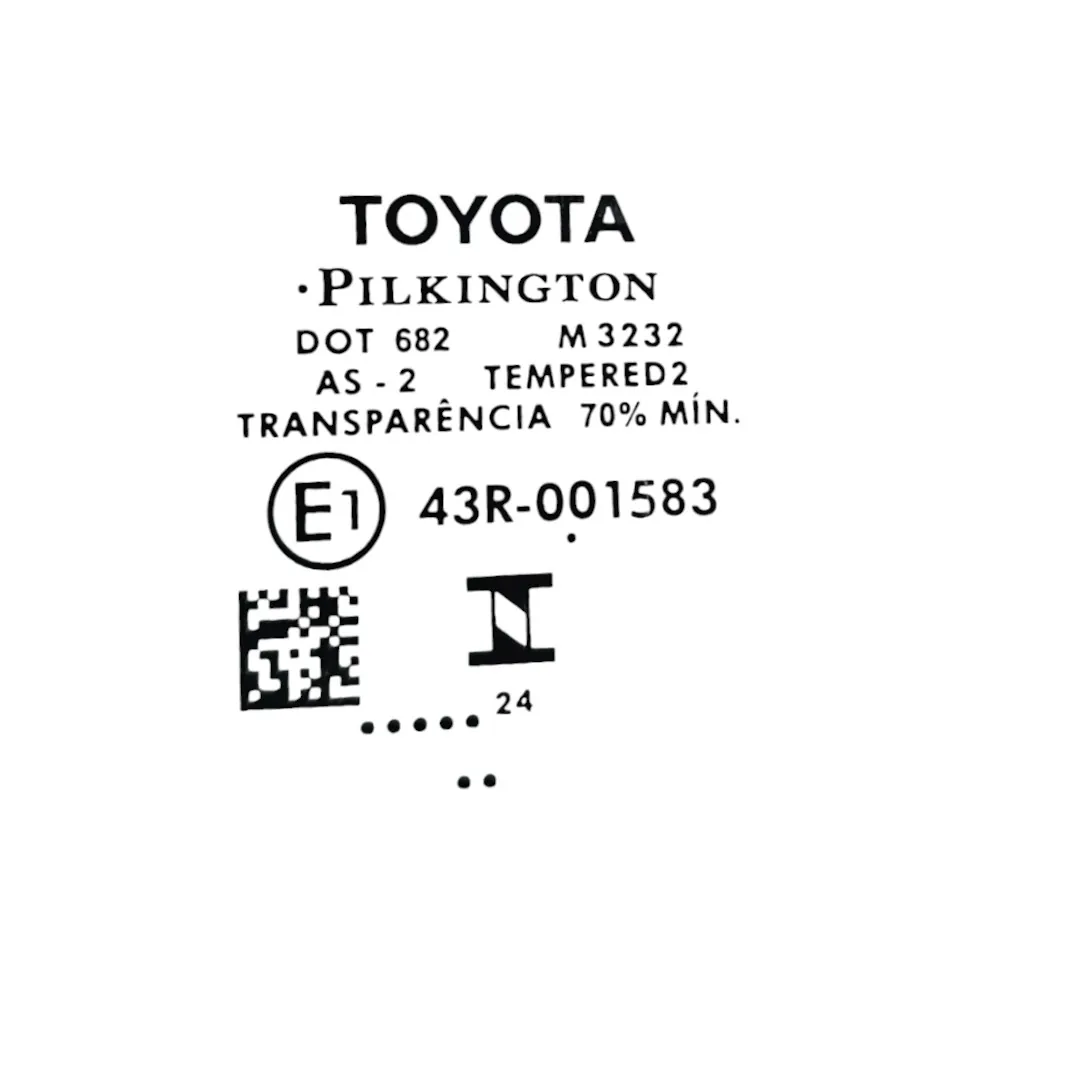 Vidro Fixo Porta Traseira Esquerda Toyota Hilux 2.8 204cv 2024 0km