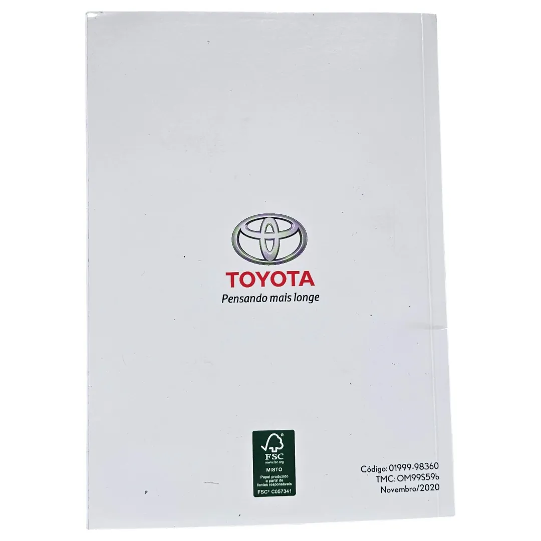 Manual do proprietário Hilux SW4 SRX 2.8 2017 4X4
