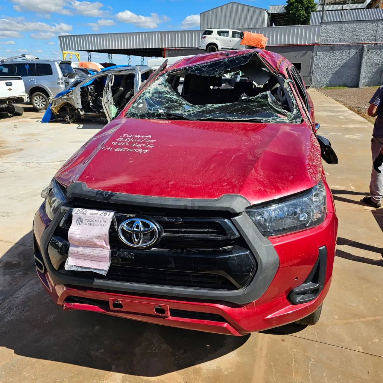 Sucata de Toyota Hilux CD SRV 2021 Automática 2.8 204cv