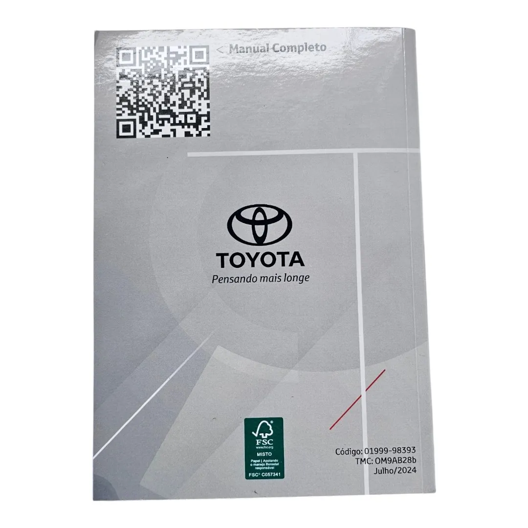 Manual do proprietário Hilux 2.8 SRX 204CV 2024