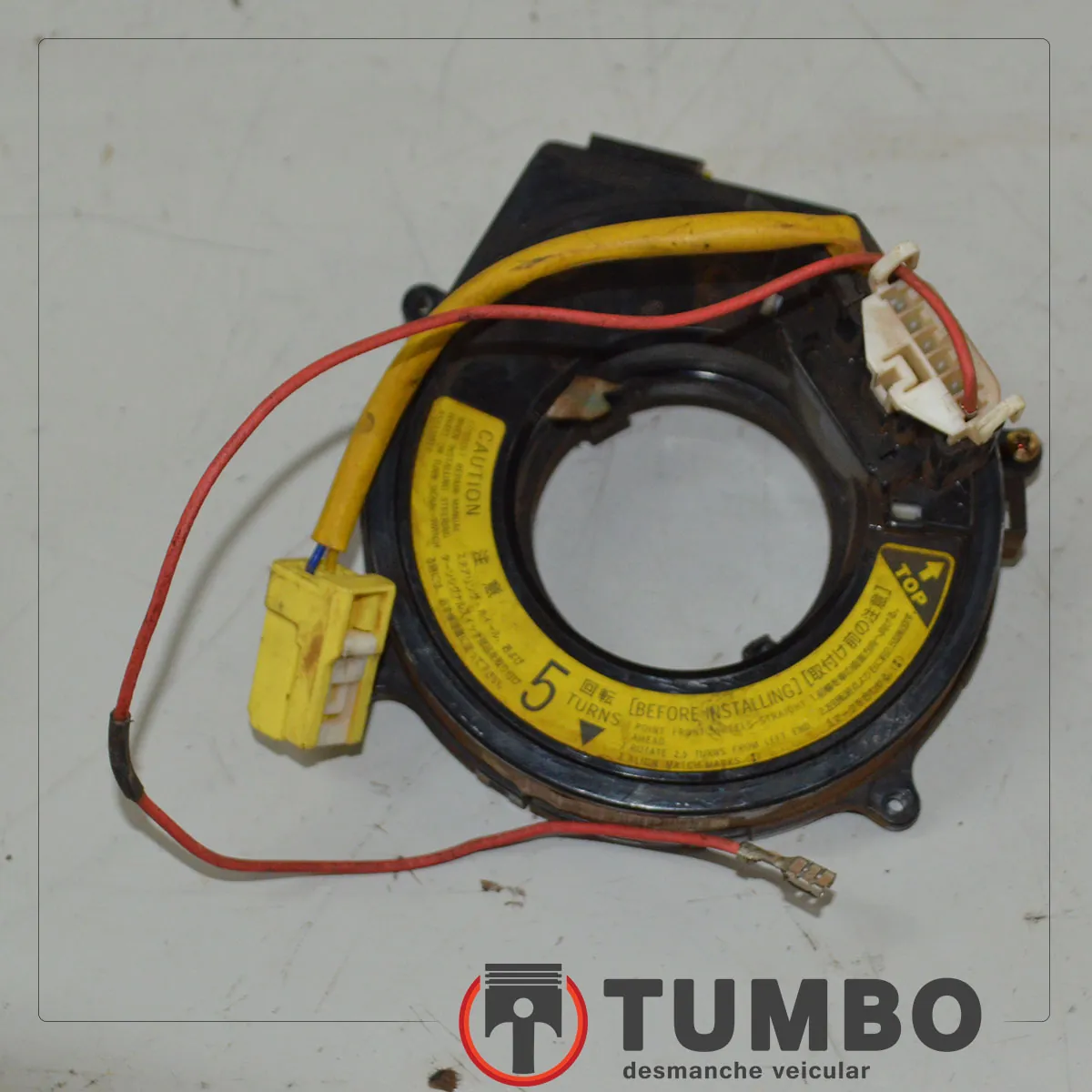 Cinta do volante sem airbag Hilux 3.0 turbinada até 2005