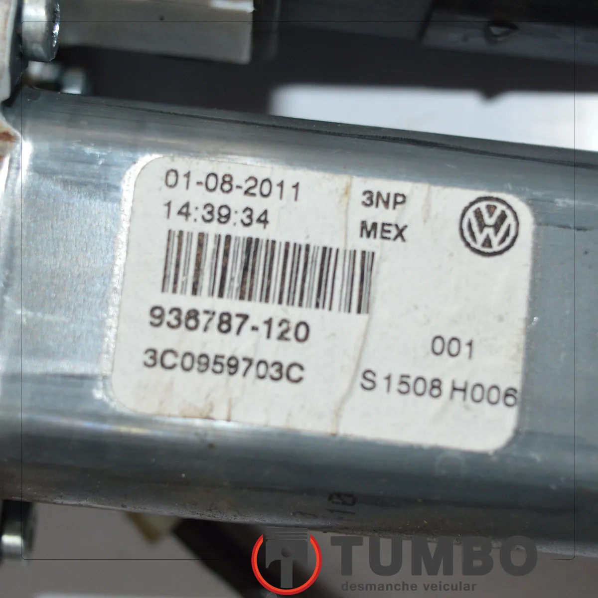 Máquina de vidro traseira esquerda do Jetta 2.0 2012
