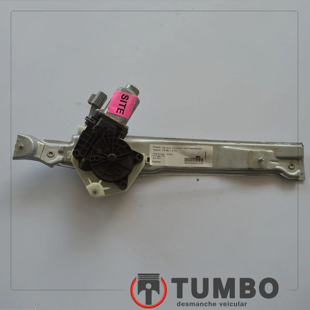 Máquina do vidro elétrico traseira esquerda do Ford KA 2013/... 1.5