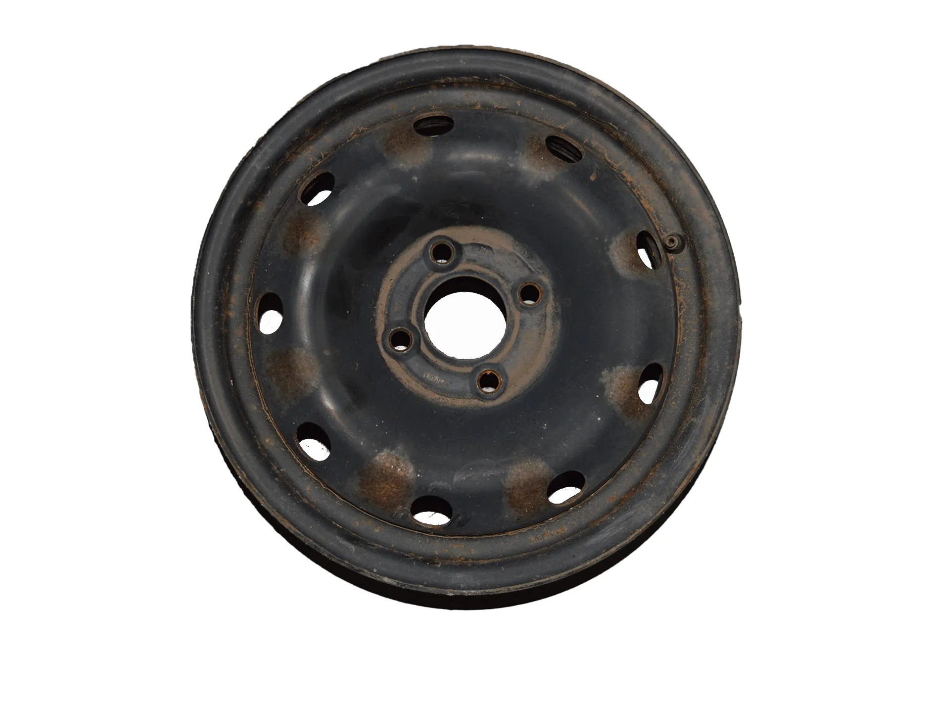 Roda de ferro Sandero até 2014 Aro 14 Preta