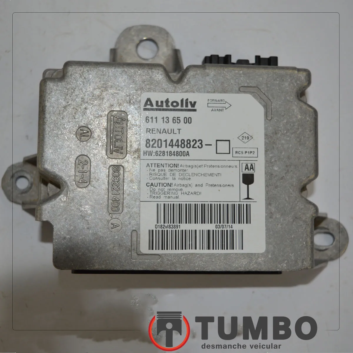 Kit do airbag da Renault Master 2.3 Tumbo Peças automotivas de