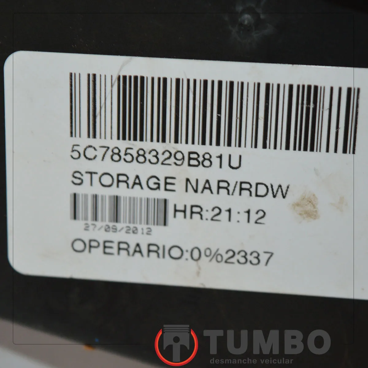 Porta objetos console completo do VW Jetta 2.0 11/12