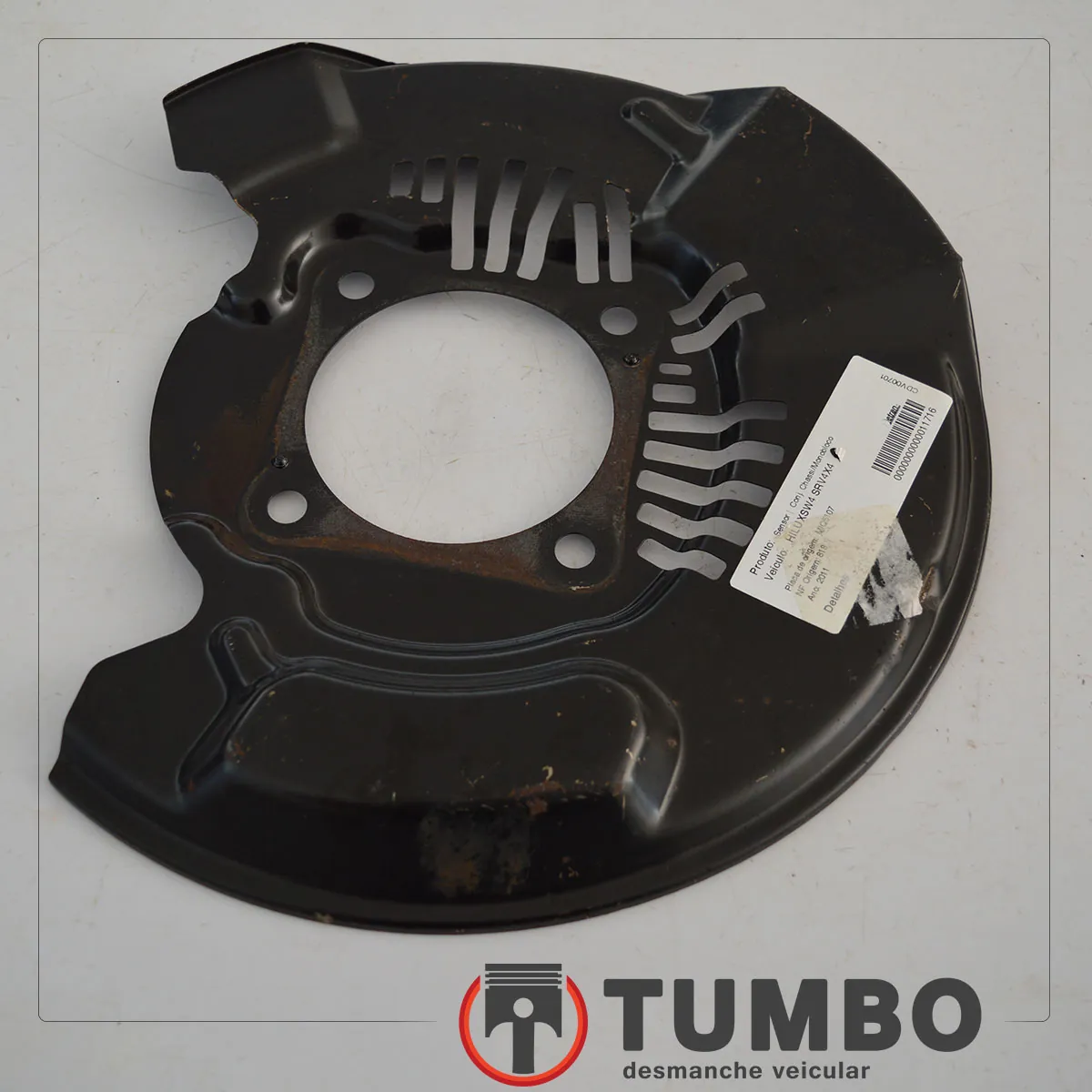 Flange de freio roda direita Hilux 12/15 171cv 3.0