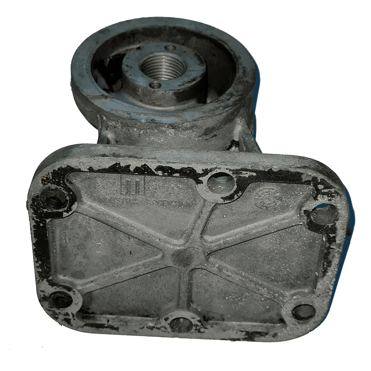 Suporte filtro do óleo lubrificante S10 e Blazer 2.5 Maxion