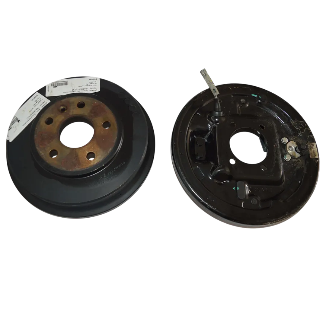 Conjunto de freio e tambor direito Tracker 1.8 flex 2014 aut.