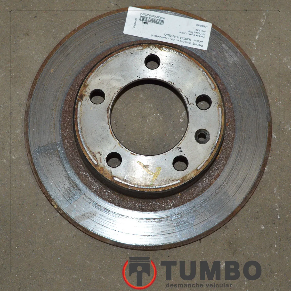 Disco de freio traseiro Renault Master 2.5 2010/2013