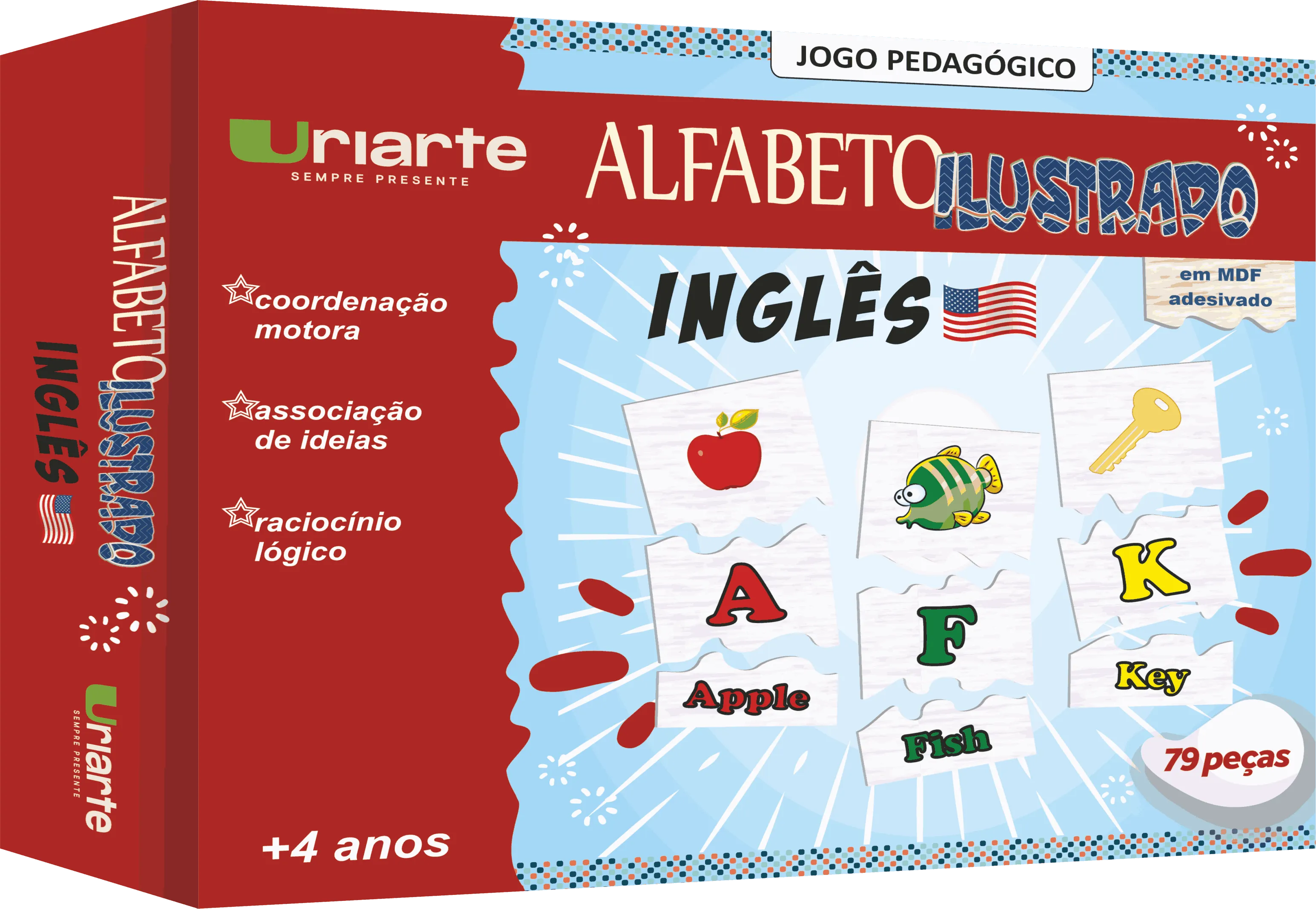 Alfabeto Ilustrado - Inglês