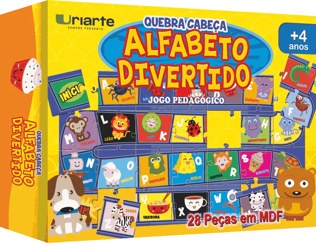Quebra-Cabeça - Alafabeto Divertido