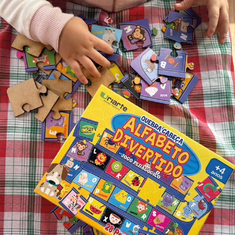 Quebra-Cabeça - Alafabeto Divertido