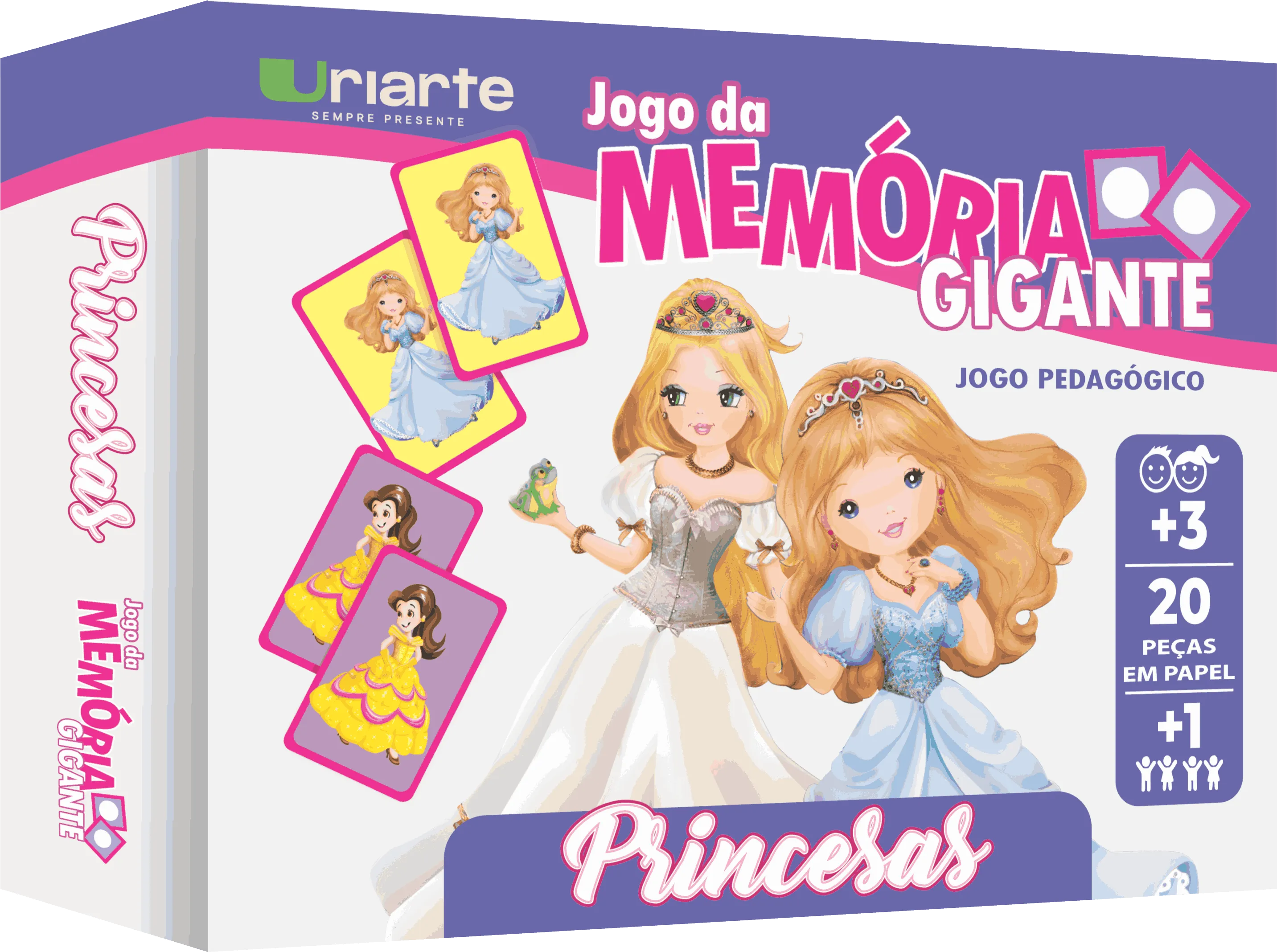 Jogo da Memória Gigante - Princesas
