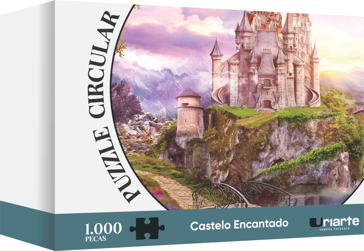 Puzzle Circular 1000 Peças - Castelo Encantado
