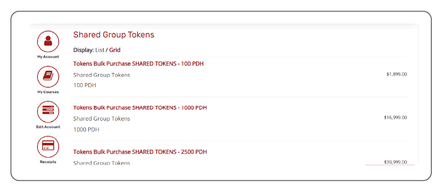 Shared Group Token