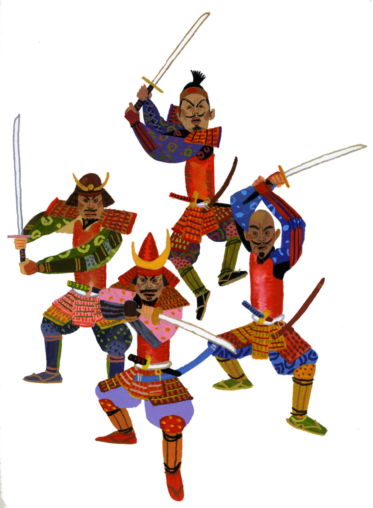 Four Samurai Of Anegawa