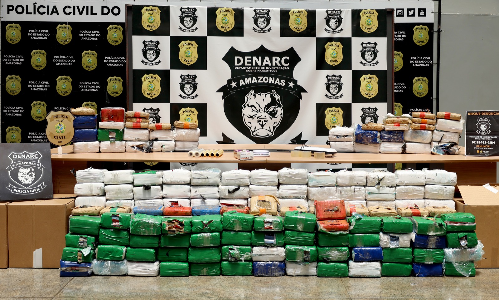 PC-AM apreende 300 kg de maconha avaliada em R$ 6 milhões