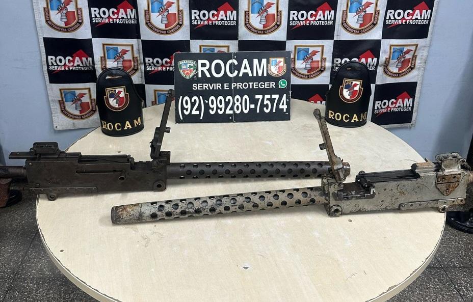 PM é flagrado com armamento de guerra no Zumbi dos Palmares