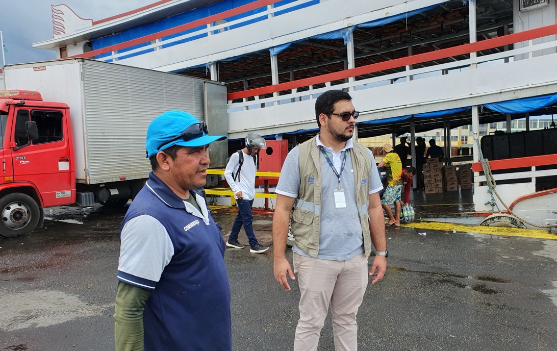 Estrutura do Porto de Parintins é fiscalizada pela Arsepam