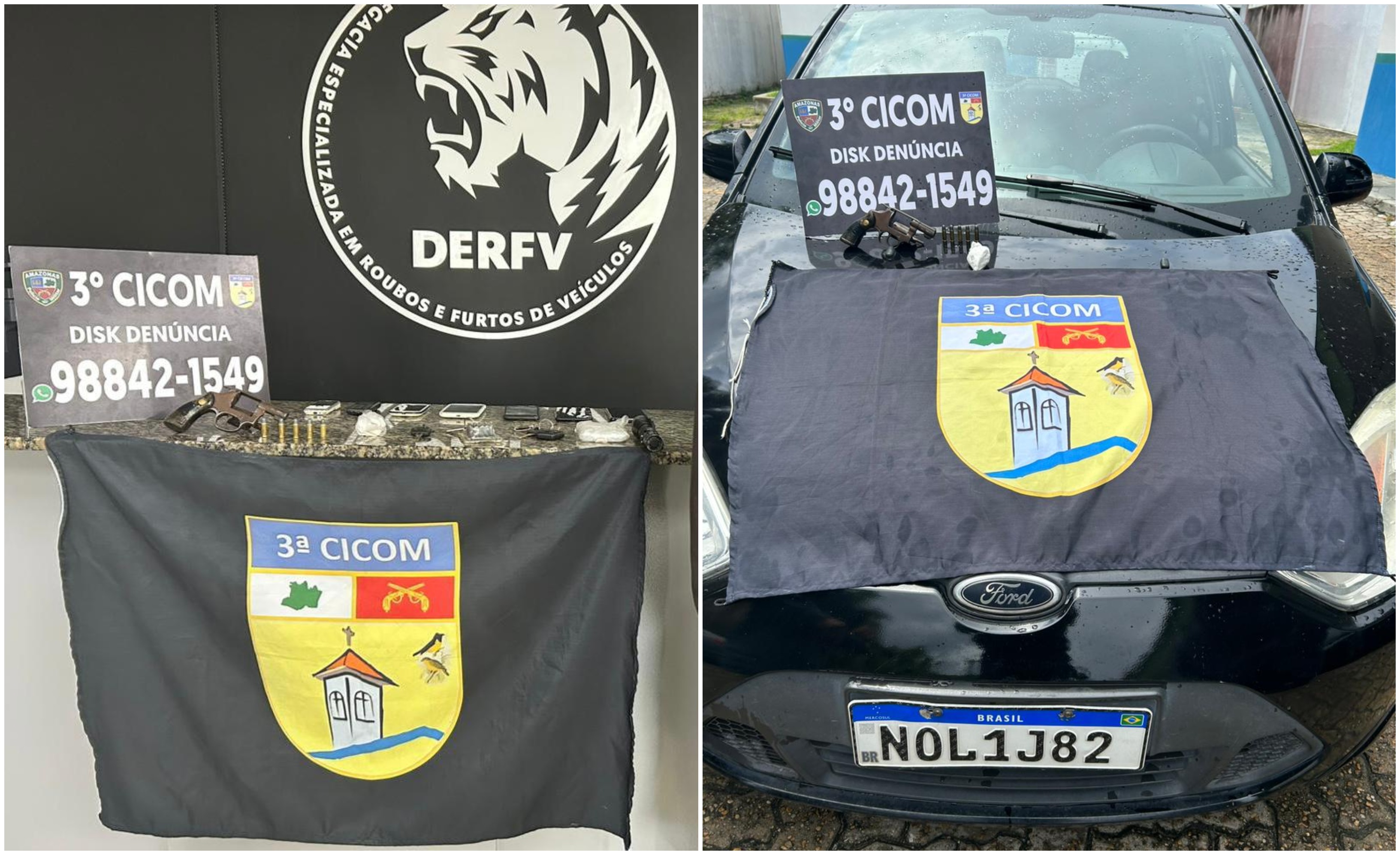 Foragido por latrocínio é preso com veículo clonado em Manaus