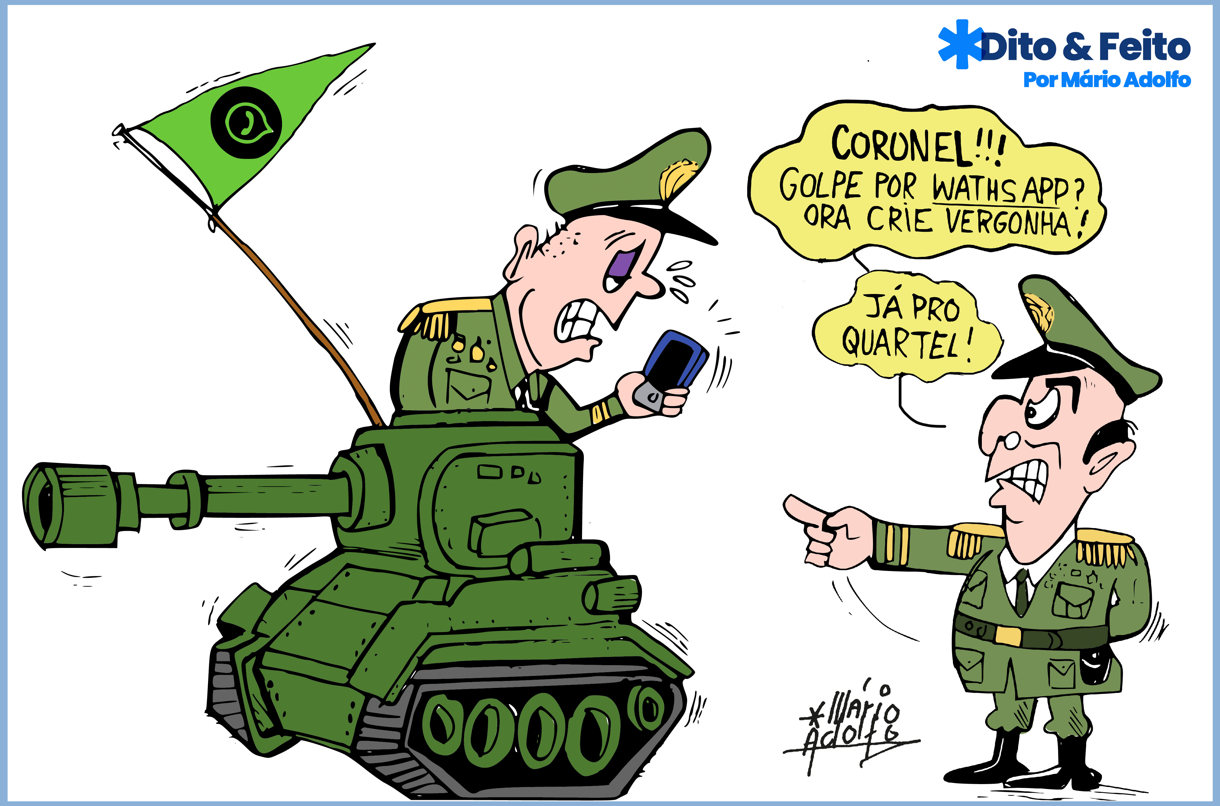 Dito & Feito - Celular revela a trama do golpe de estado