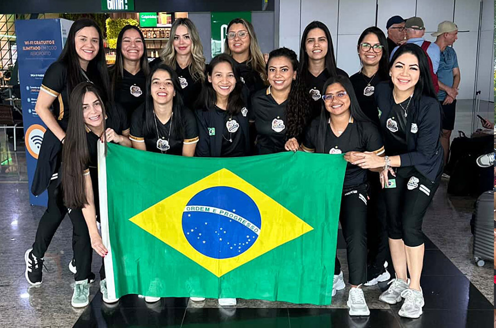 Amazonas Legis F.C. chega à Croácia em busca do tricampeonato mundial de advogadas