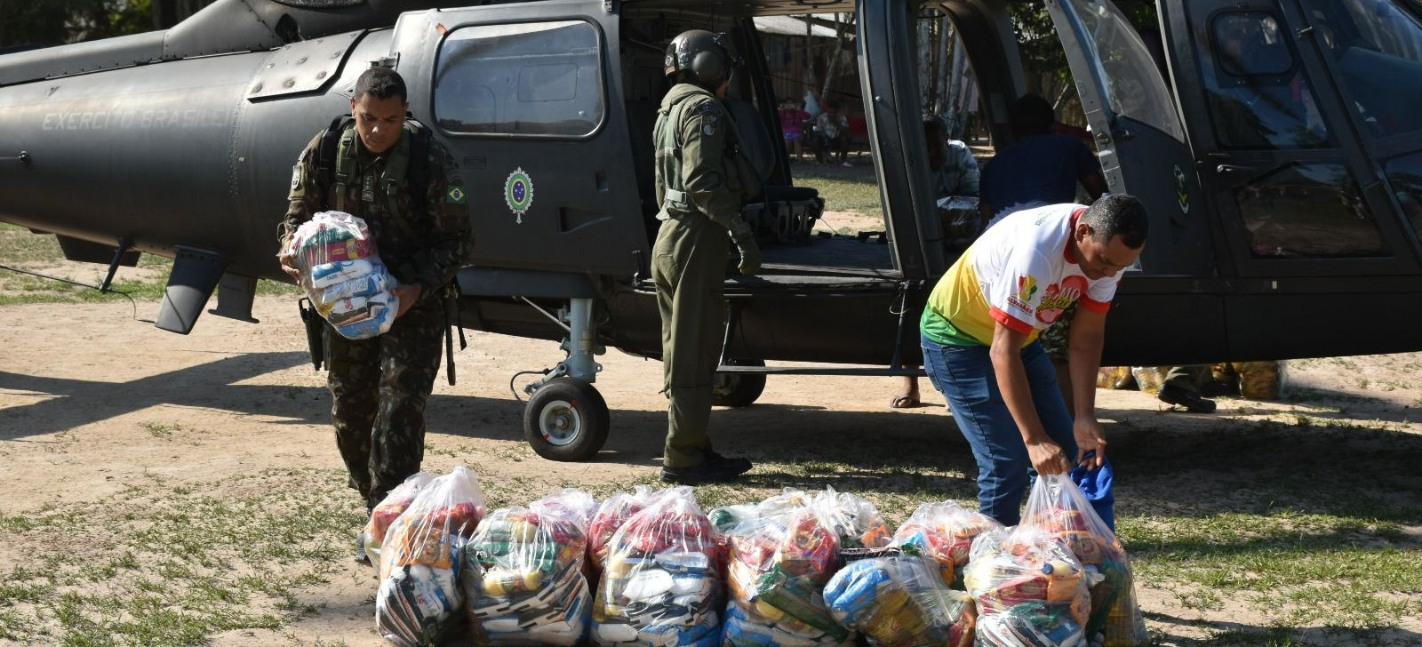 Campanha arrecada alimentos para famílias atingidas por queimadas e estiagem