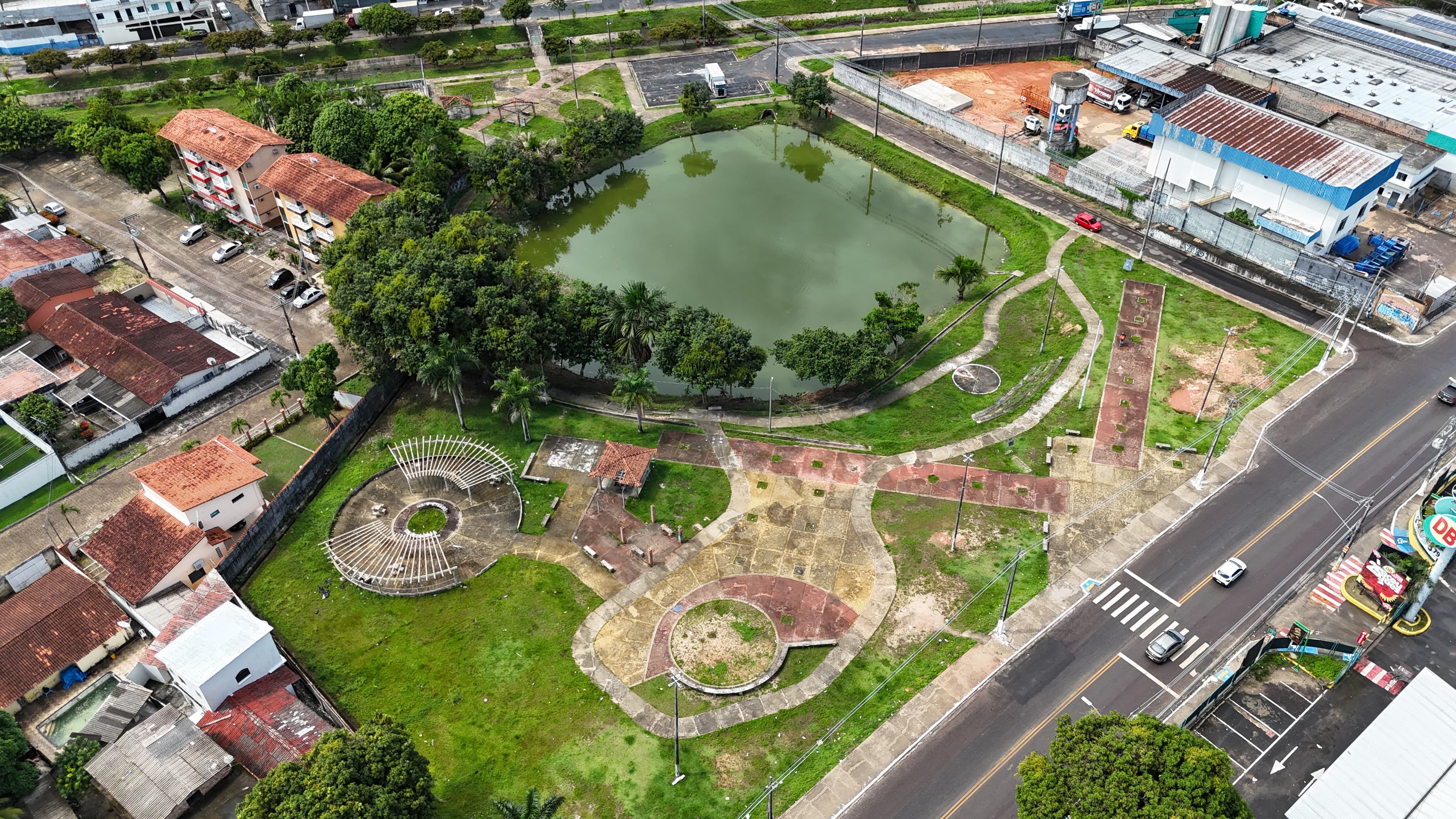 Lagoa do Bombeamento se transforma em novo espaço de lazer na Compensa