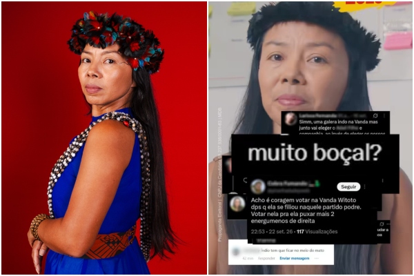 Vanda Witoto denuncia racismo e violência política na reta final da campanha