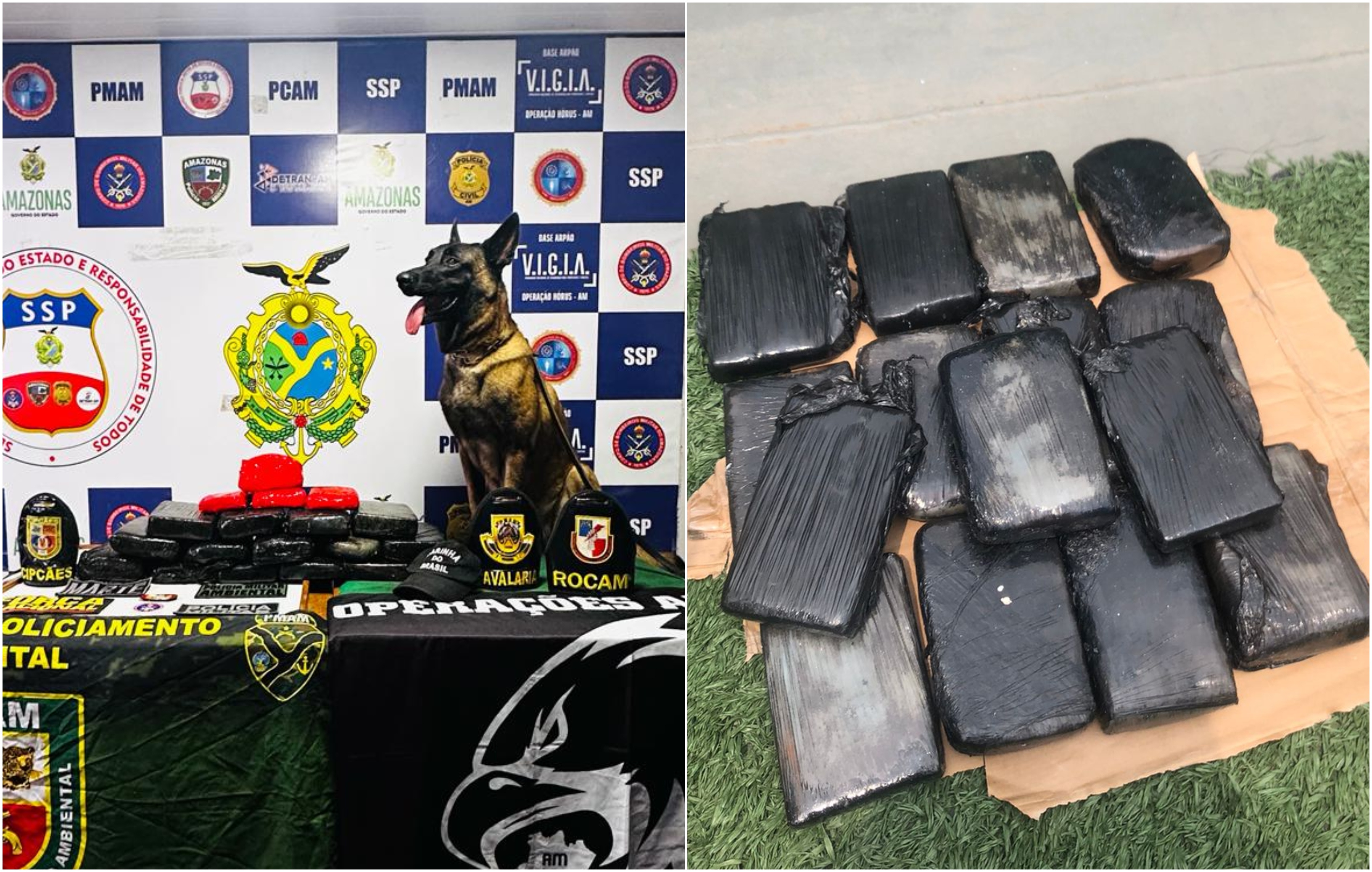 SSP-AM apreende droga em esteira no interior do AM