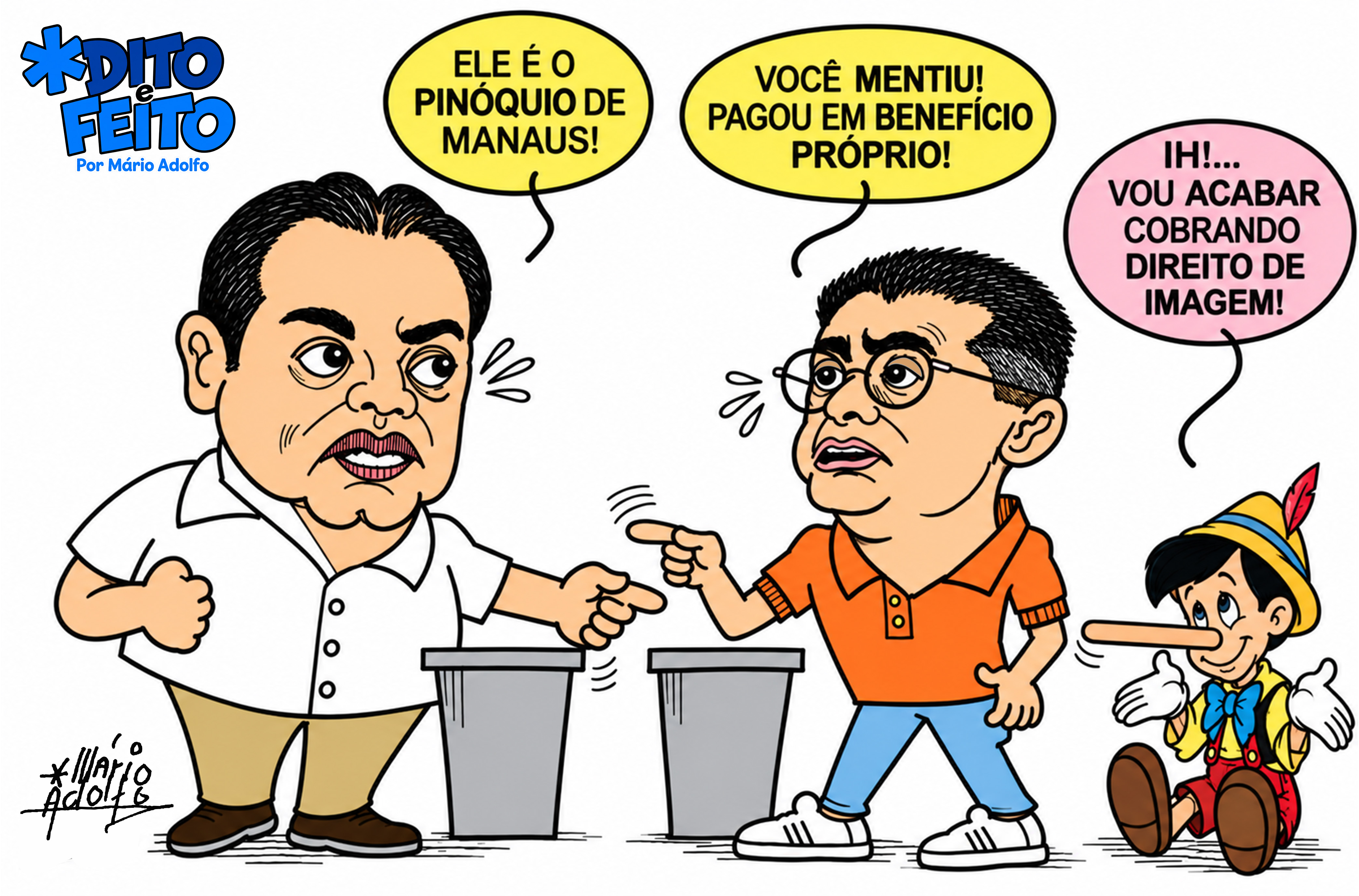 Dito & Feito - Debate morno e sonolento só animou quando Cidade e David trocaram acusações