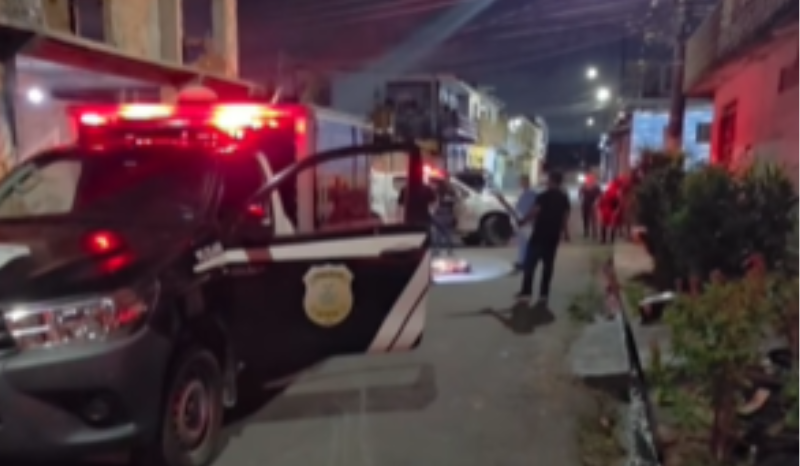 Homem é executado a tiros e tem corpo arrastado por rua do bairro Mutirão