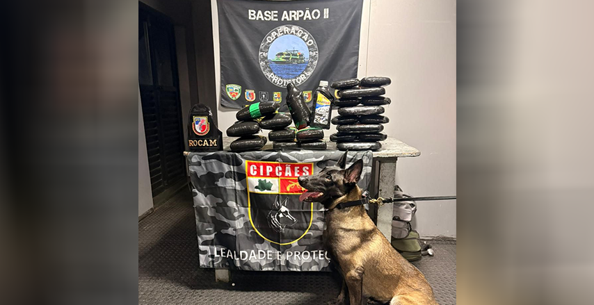 Óleo de maconha e mais de 35 kg de drogas são apreendidos em embarcação no AM
